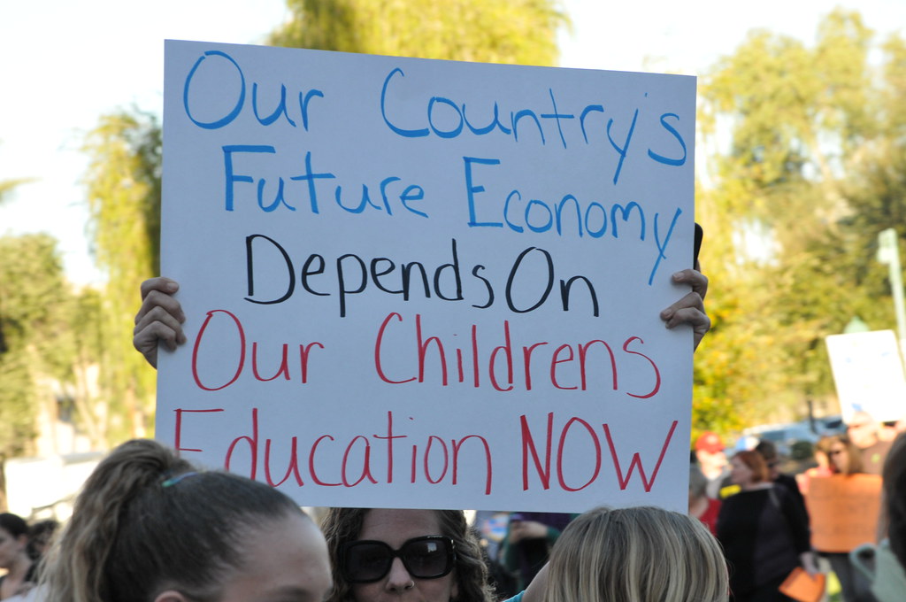 Our country's future economy depends on our children's education now!