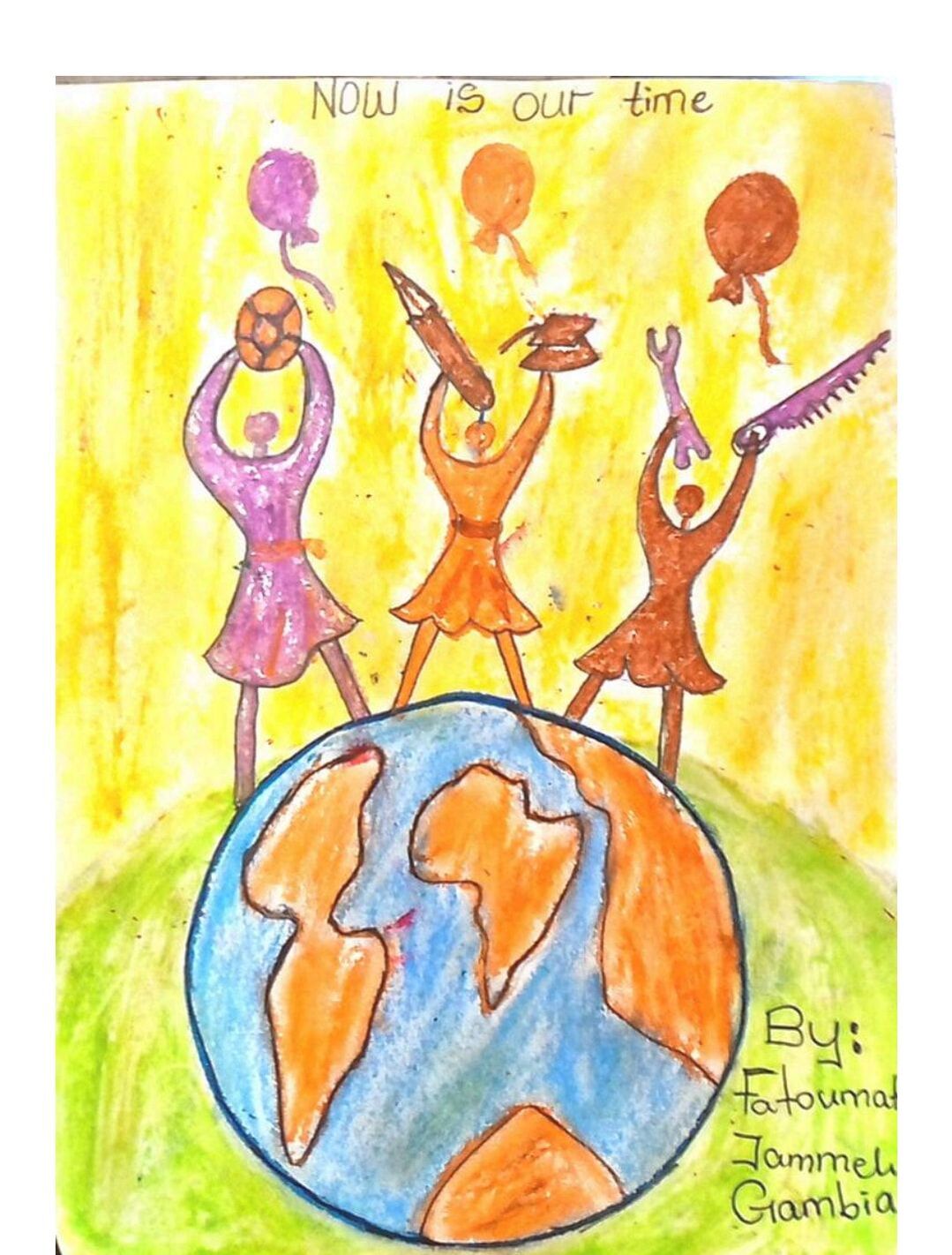 World globe artwork