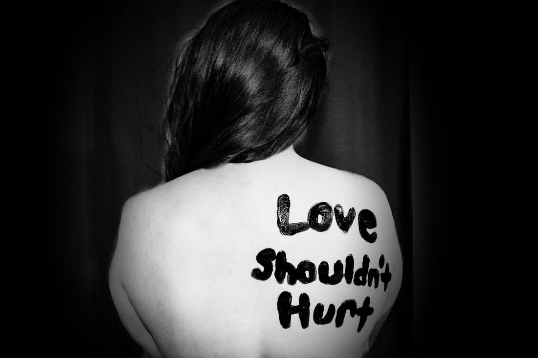 Woman with love should not hurt